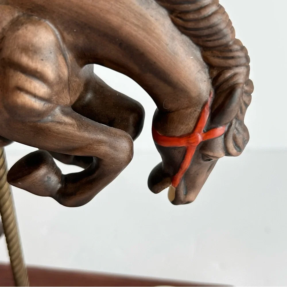 Vintage Bucking Carousel Horse - Picture 6 of 8